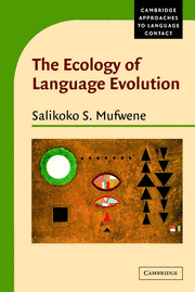 The cover of The Ecology of Language Evolution 